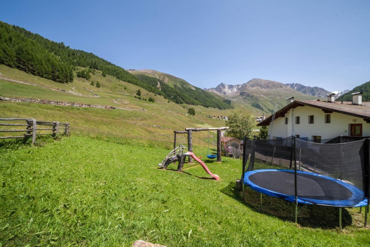 Ferienwohnung Haus Fliri Melago Buitenkant foto