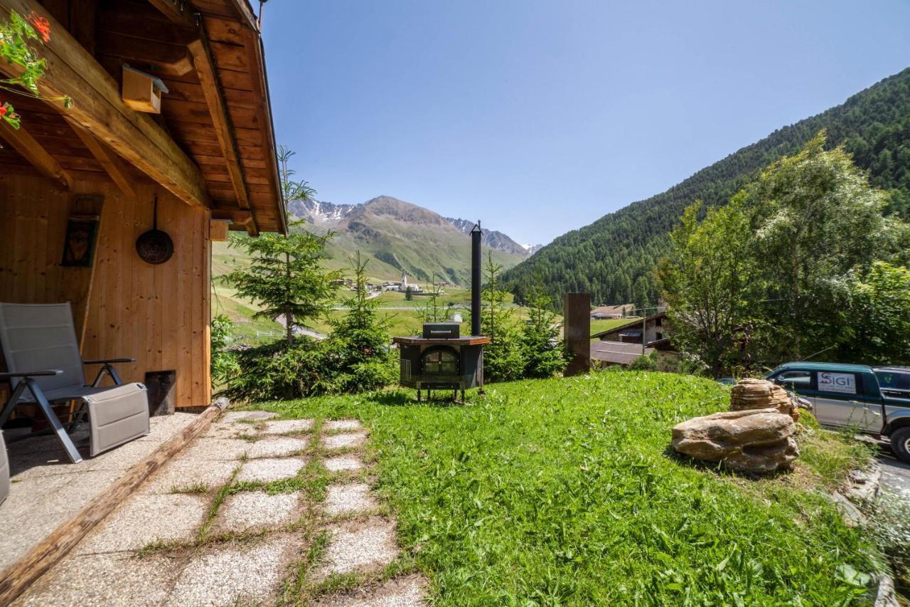 Ferienwohnung Haus Fliri Melago Buitenkant foto